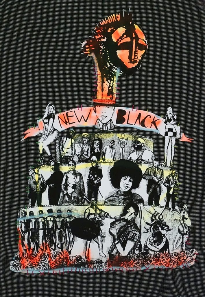 Robert Hodge's "Poundcake," 2017, at Galveston Arts Center 