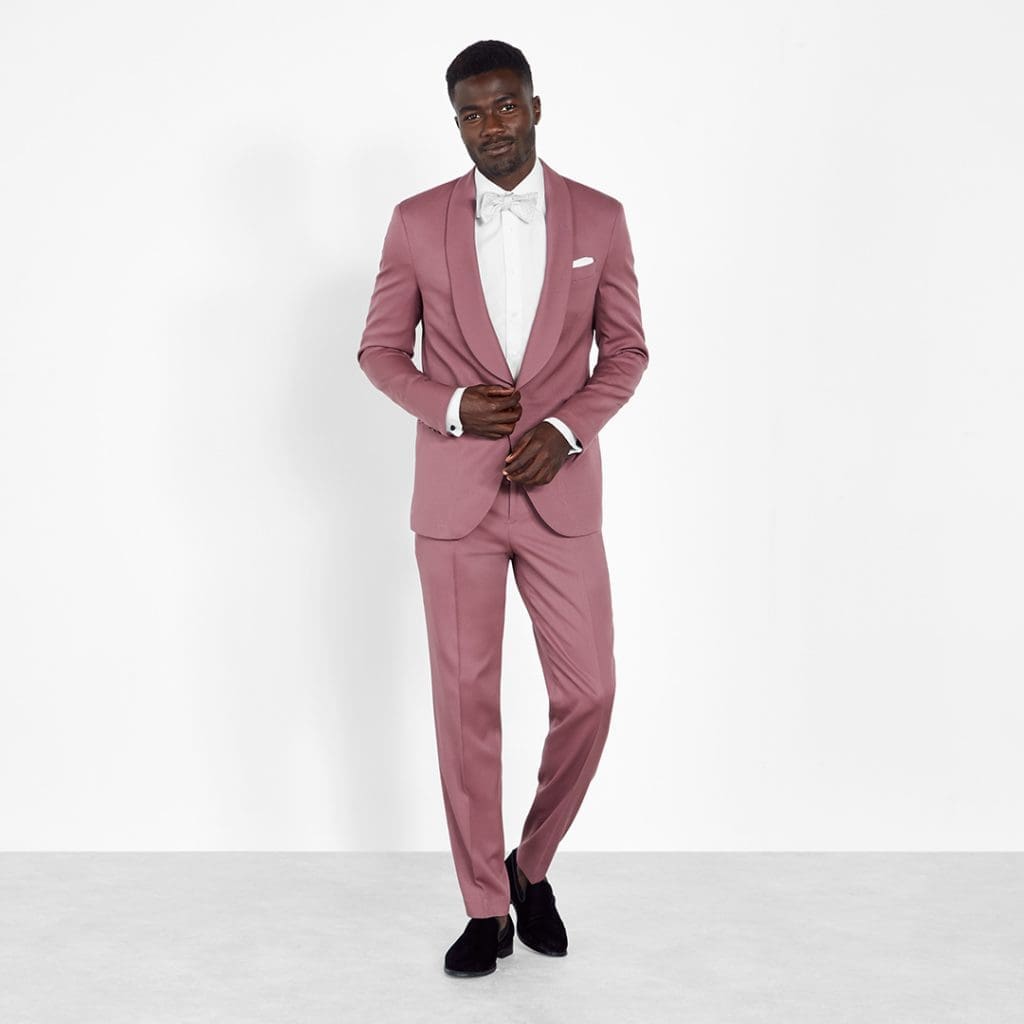 Rose Shawl Collar Tuxedo
