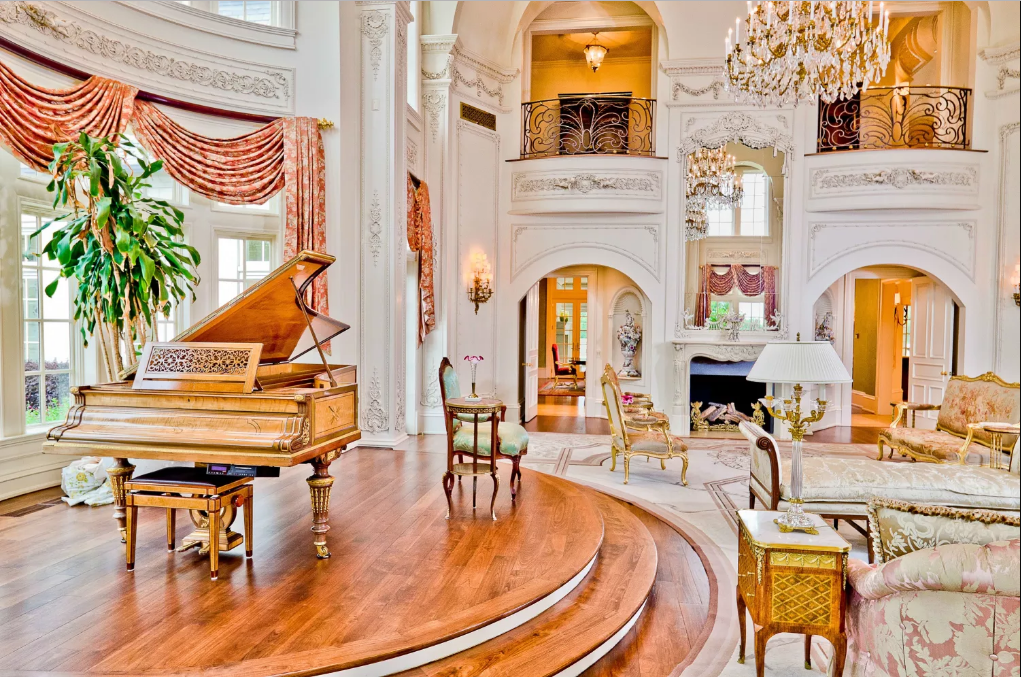 Everything is ornate in this Dallas area palace mansion.