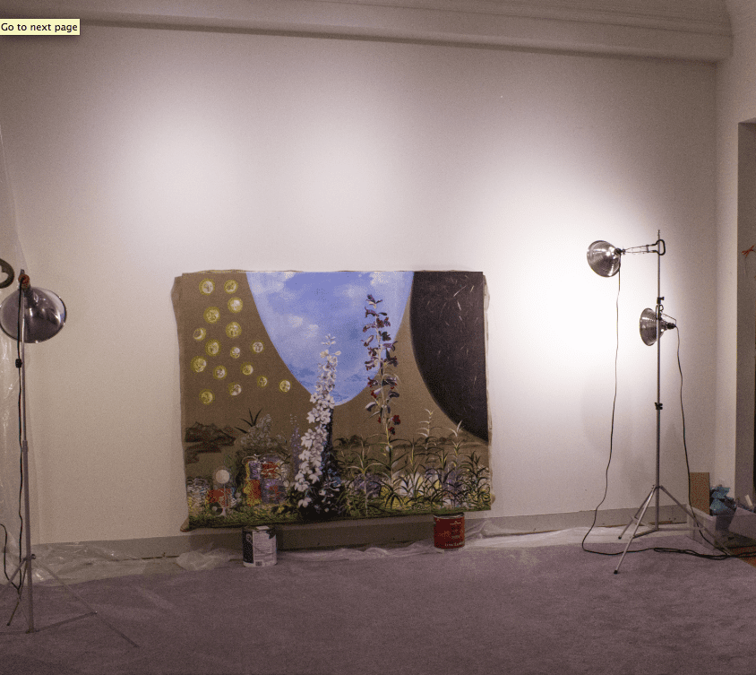 The artist's studio