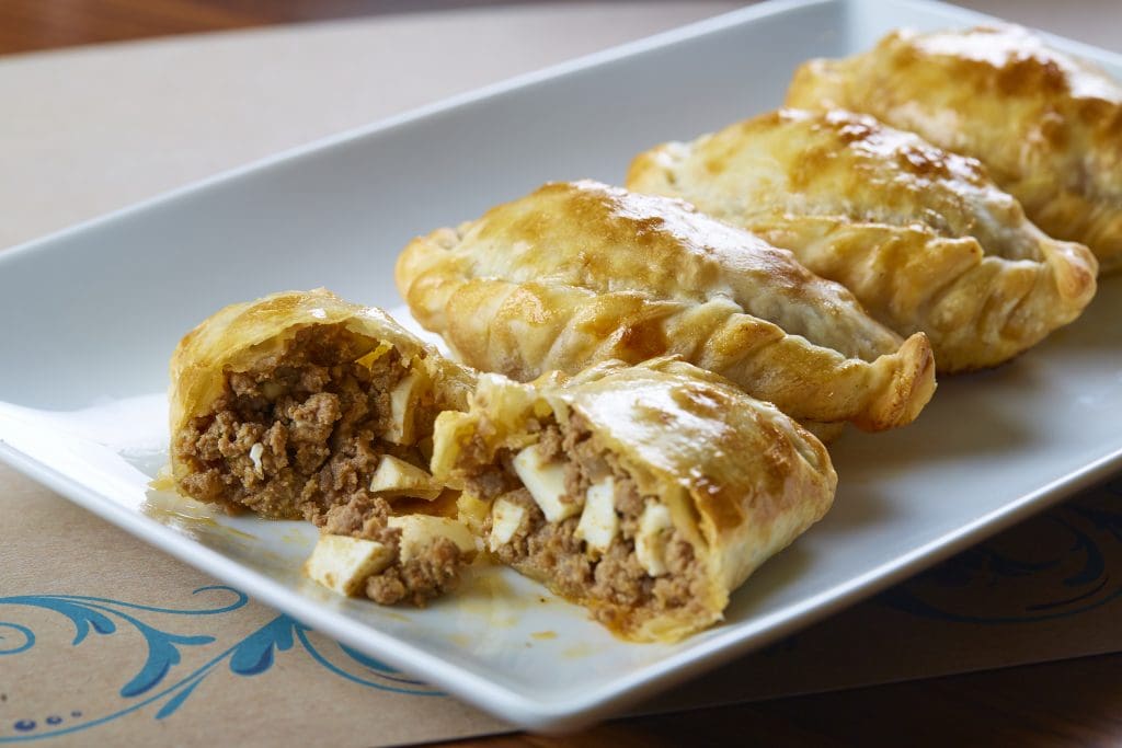 The house-made empanadas' dough is made onsite.