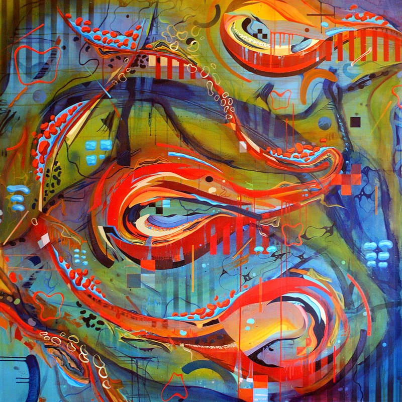 Alan Disparte's "Sunder," 2017, at G Spot Gallery 