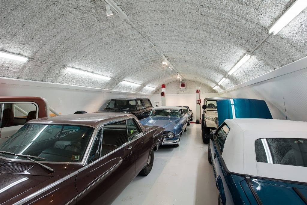 The two building, 20+ car garage is the crown jewel of the home. 