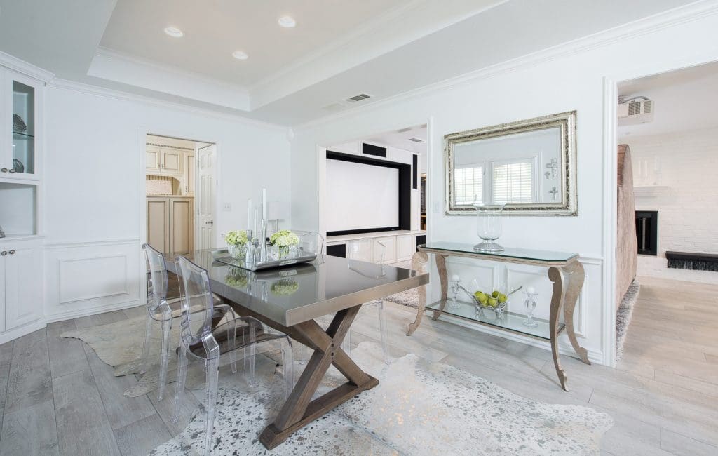 The 7,964-square-foot home is in the family-oriented community of Murphy. 