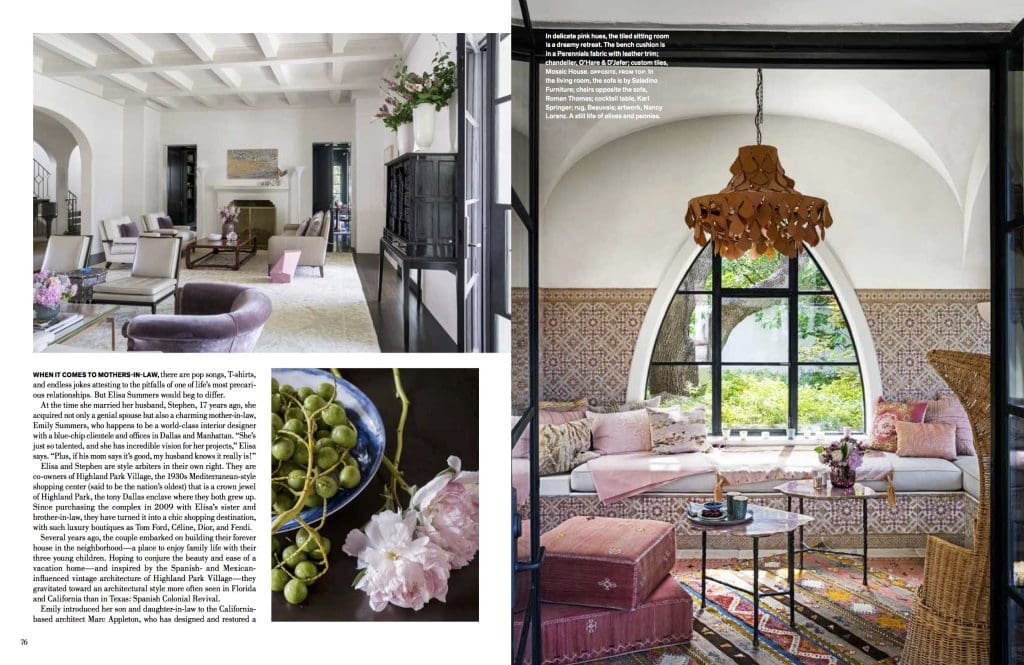 The Summers Highland Park home has plenty of exotic touches.