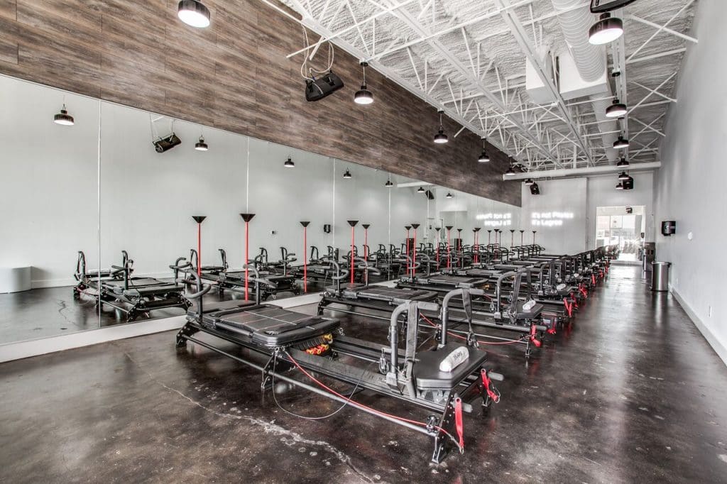 One Lagree's intimate studio along Oak Lawn Avenue in Dallas. 