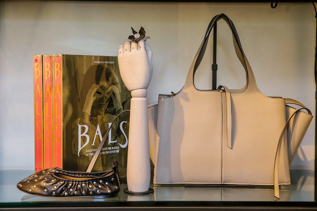 The store carries up-and-coming designers along with trusted favorites. 