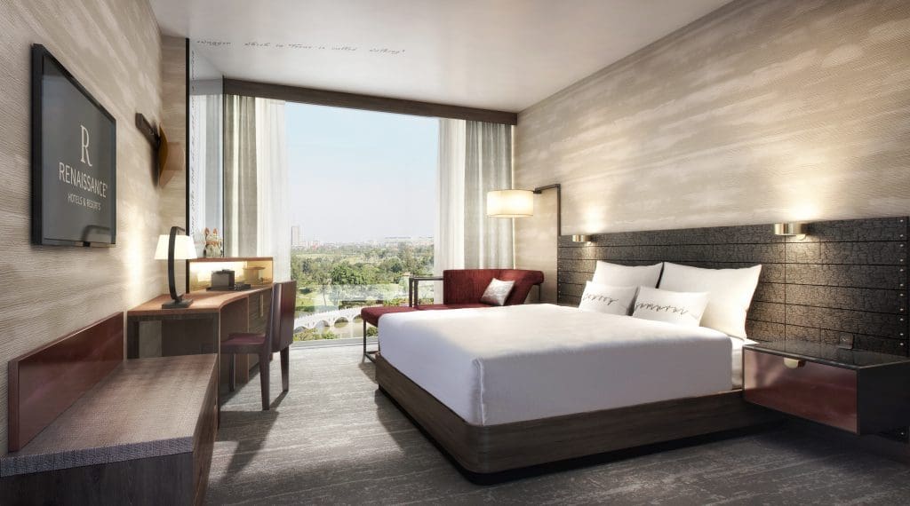 The Renaissance is geared towards a new kind of business traveler. 