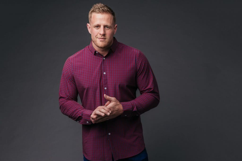 J.J. Watt in the Bend Creek shirt, $145
