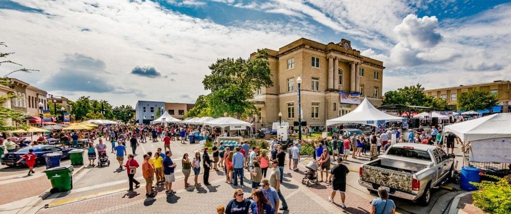 McKinney, Texas' downtown scene is already hopping.