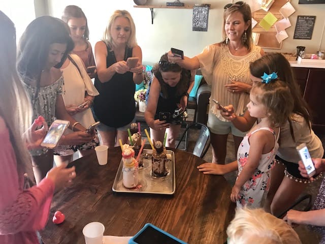 The "freakshake" is certainly Instagram-worthy. 