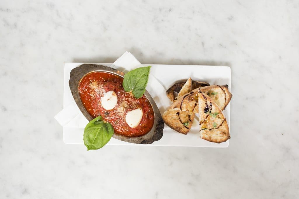 MidiCi also offers an array of appetizers like the house-made meatballs with smoked mozzarella. 