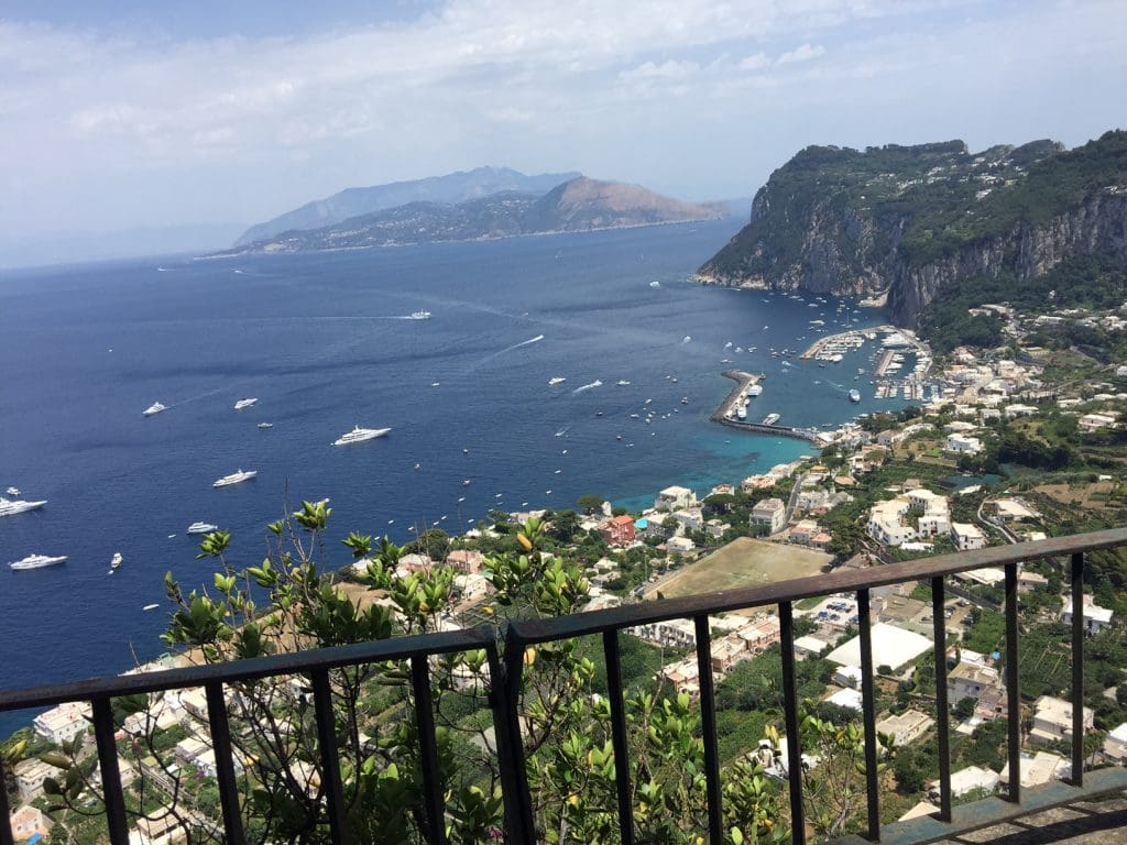 If the jewelers on Capri send flowers to you on arrival of your yacht, you are surely mega rich. 