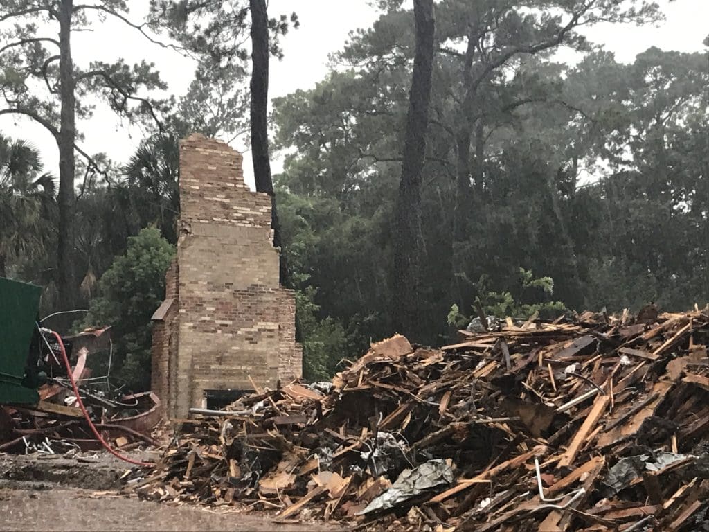 All that remains of 2945 Lazy Lane.