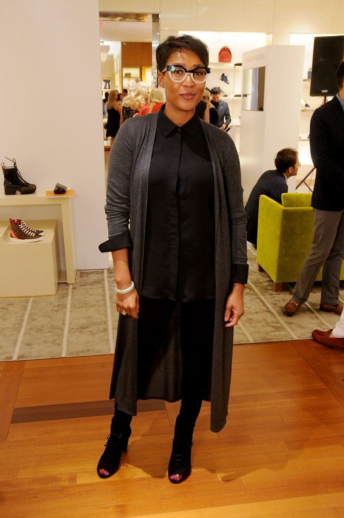 Megan Bailey at the release party for the Tambour Horizon watch at the Louis Vuitton store in the Galleria Tuesday July 11, 2017. (Dave Rossman Photo)