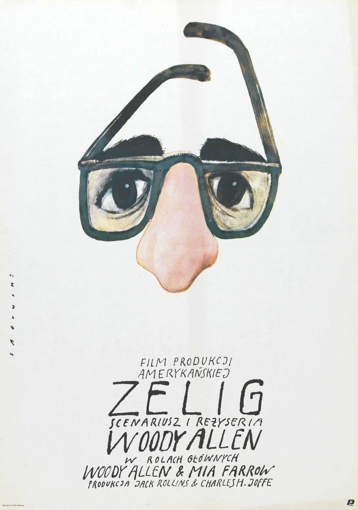 Woody Allen is hilarious as always in Zelig.