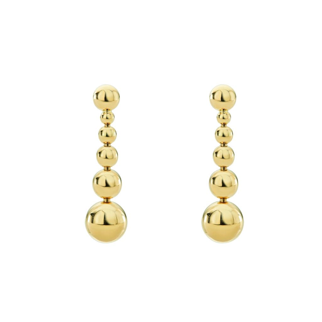 Lagos 18K Gold Caviar Ball Drop Earrings