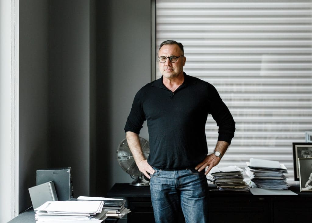 William Middleton at his Houston apartment in the summer of 2017. After a decade, the author has completed a marathon biography set to be published by Knopf, a division of Penguin Random House, with a release date of March 27, 2018. (Photo Max Burkhalter)