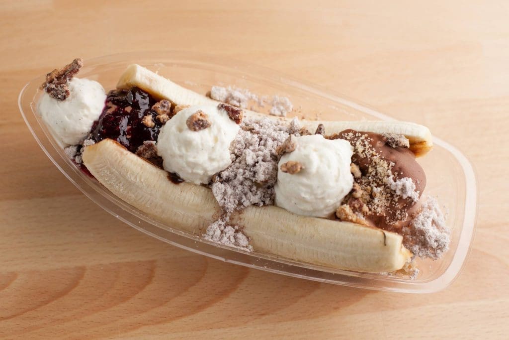 An epic banana split is waiting for you at Cloud 10 Creamery. 