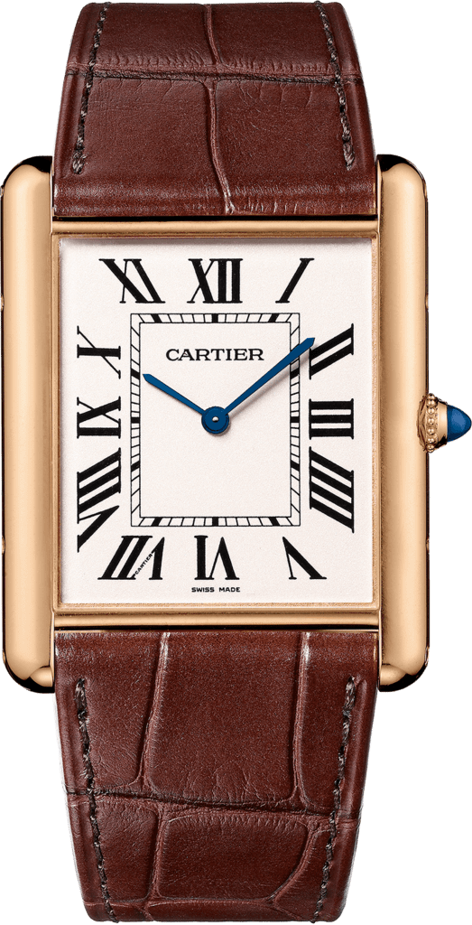 Tank Louis Cartier in pink gold