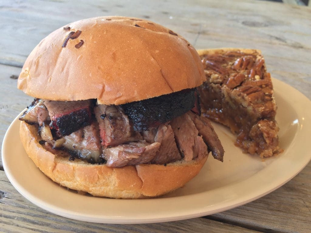Goode Company's signature barbecue sandwiches will also be available in the Woodlands. 