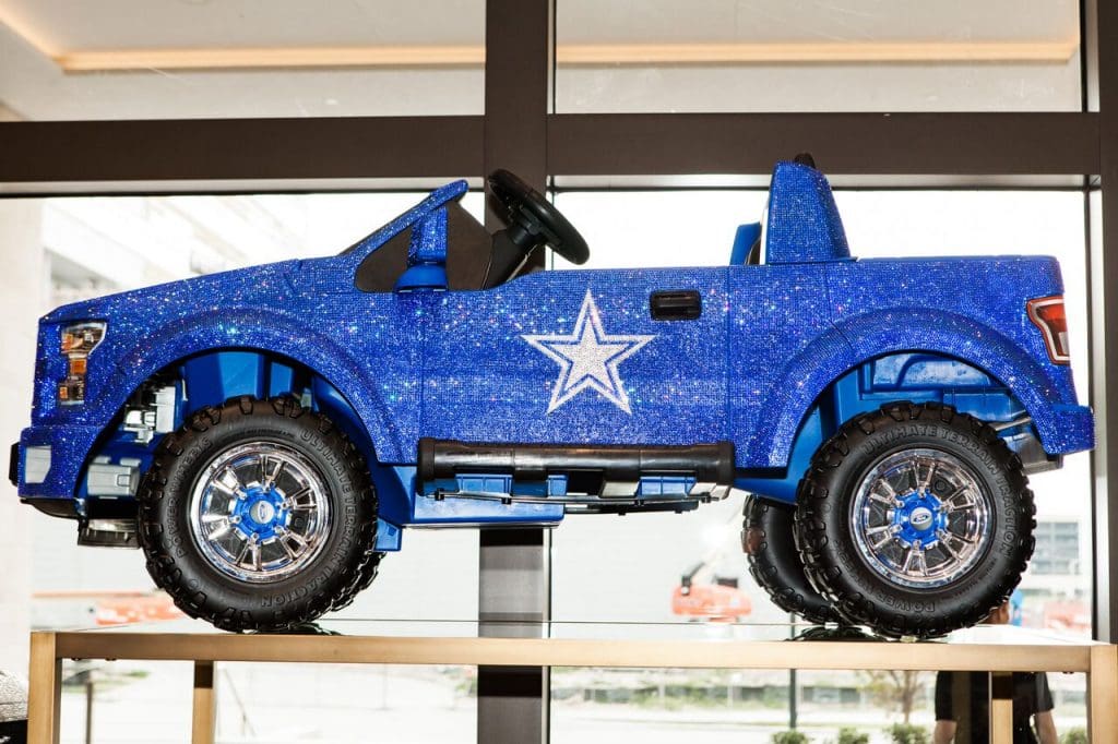 A glitzy gift for little Cowboys fans at the Charlotte Jones Collection boutique