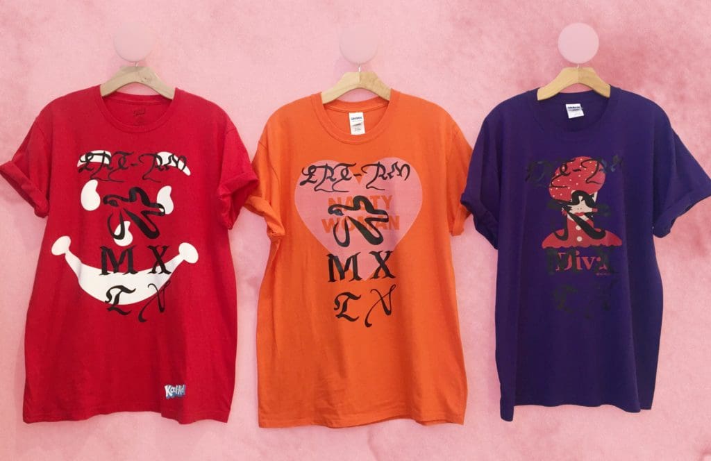 Pia Camil is launching a limited edition series of shirts and bags at TenOverSix. 