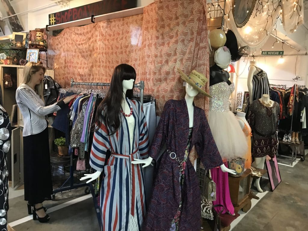 Two Dallas fashion stylists curate Shop Boa Vintage inside Lula B's Oak Cliff. 
