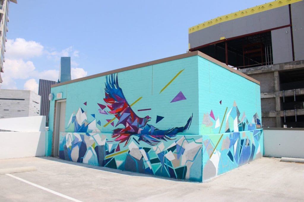Dallas’ Hidden Art Gallery is Found in a Most Unexpected Spot: Paintings in a Parking Garage