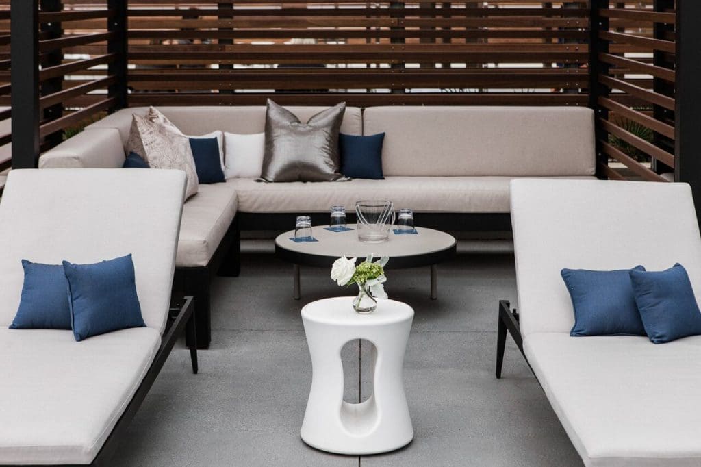 The Omni Frisco pool deck