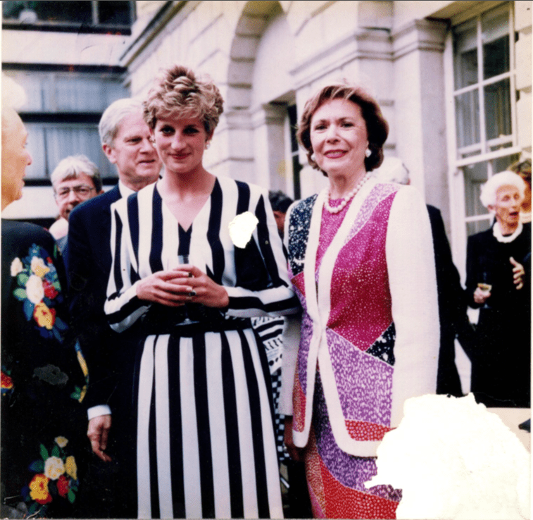 Ruth Altshuler with Princess Diana 