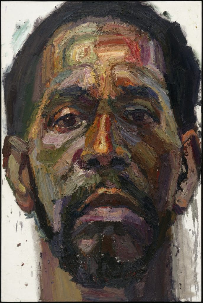 One of seven prize winners: Sedrick Huckaby's "Sedrick, Sed, Daddy," 2014. The Yale Art School graduate returned home to Fort Worth to paint portraits of his community. He also created Big Momma's House, in Fort Worth, preserving his grandmother's Victorian-era home as a meditation on the power of place. (Collection Beverly and George Palmer. Courtesy Valley House Gallery & Sculpture Garden, Dallas. Copyright the artist.)