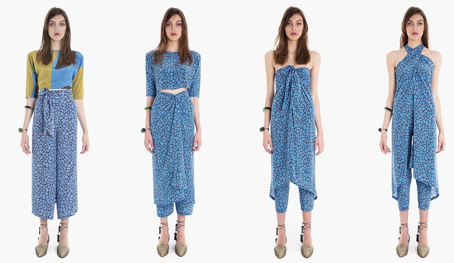 Different ways to wear Jacintho's pieces
