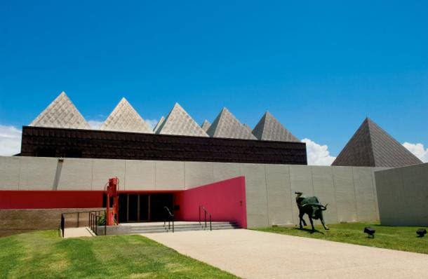 The Art Museum of South Texas in Corpus Christi, where the national traveling portrait competition is currently on view through Sunday, September 10. The museum has gallantly reopened post-Harvey, in time for Labor Day weekend.