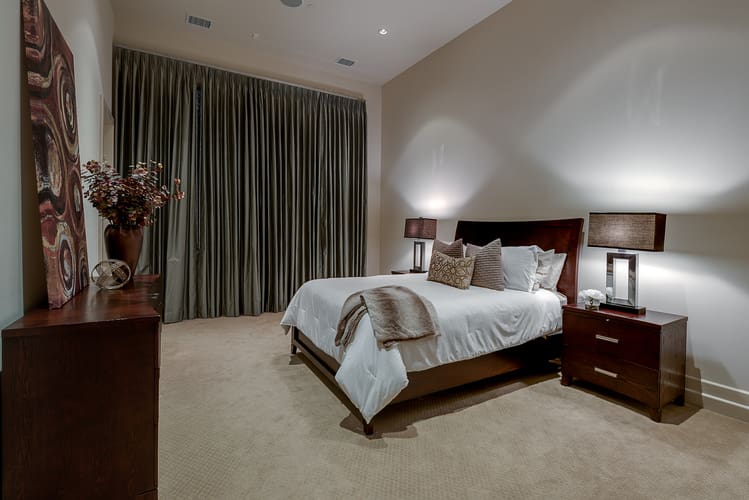 The home has six large bedrooms. 