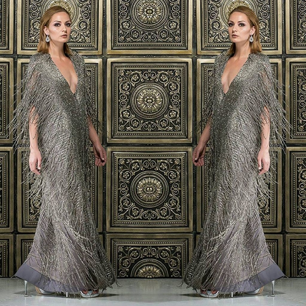 Dallas designer Ese Azenabor is known for her glamorous evening wear. 