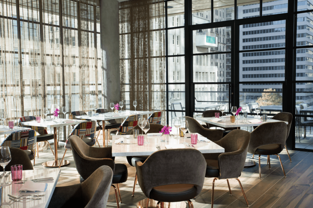 Mirador, located on the fourth floor of Forty Five Ten's Downtown Dallas flagship. 