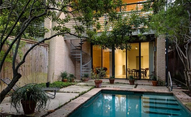 The timeless Frank Welch home was built in 1997. 