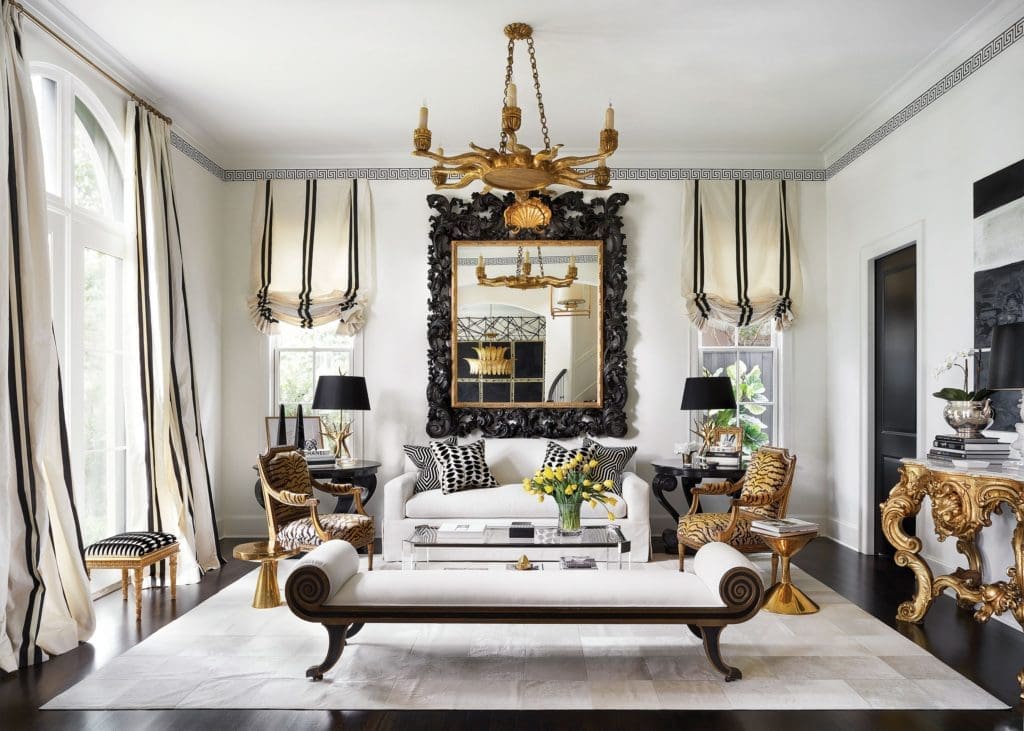 Houston’s Own Hollywood House: This Design Star Keeps Things Dramatic in Her Personal Black-and-White Retreat