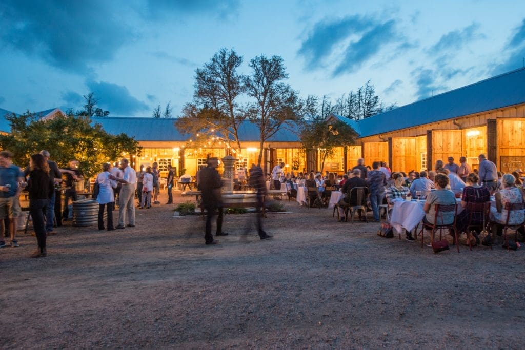 A Pop-Up dinner at The Compound (photo by Natalie Lacy Lange) 
