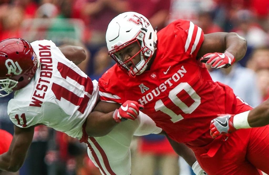 Ed Oliver has now dominated a number of major conference opponents for the University of Houston.