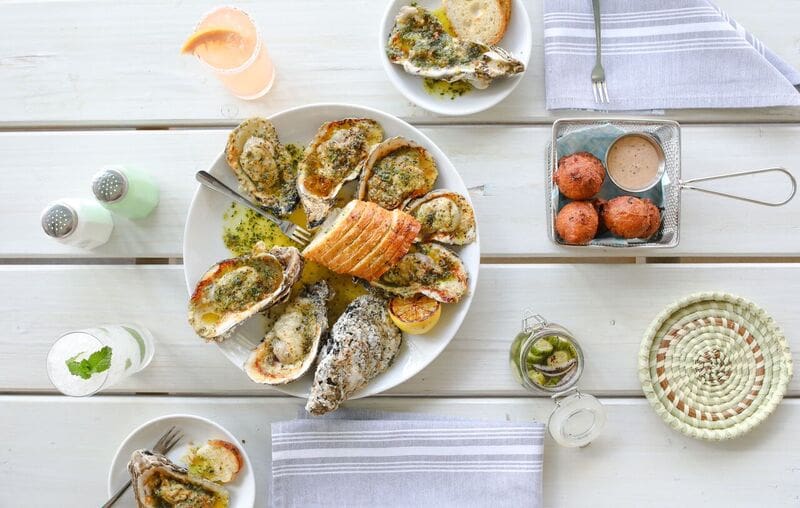 Chargrilled Oysters at Hookline