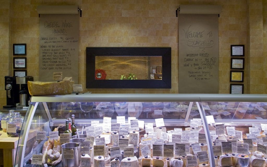 Scardello cheese case (Photo by Pat Meckfessel)