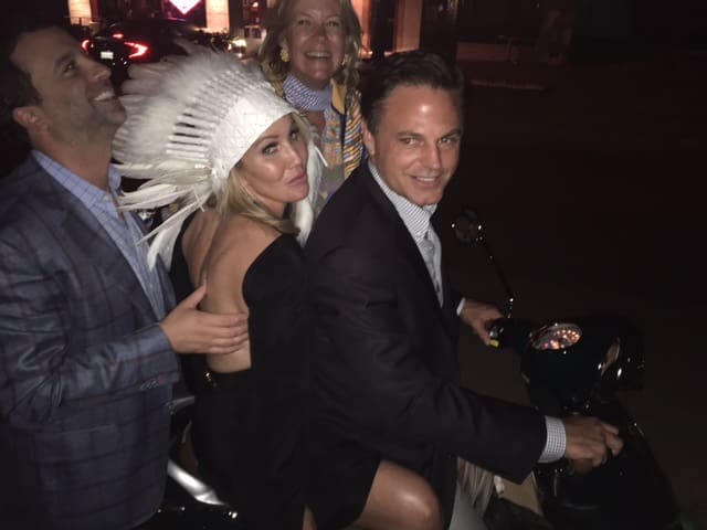 A birthday ride on the new Vespa