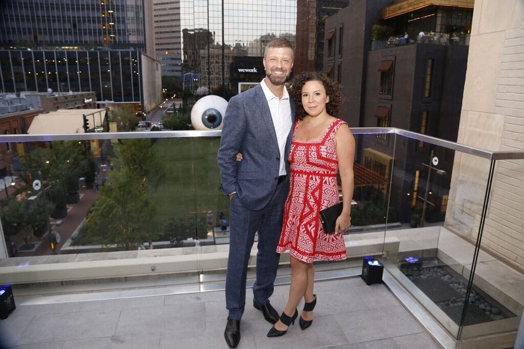 Jeff "Skin" Wade and Tricia Wade