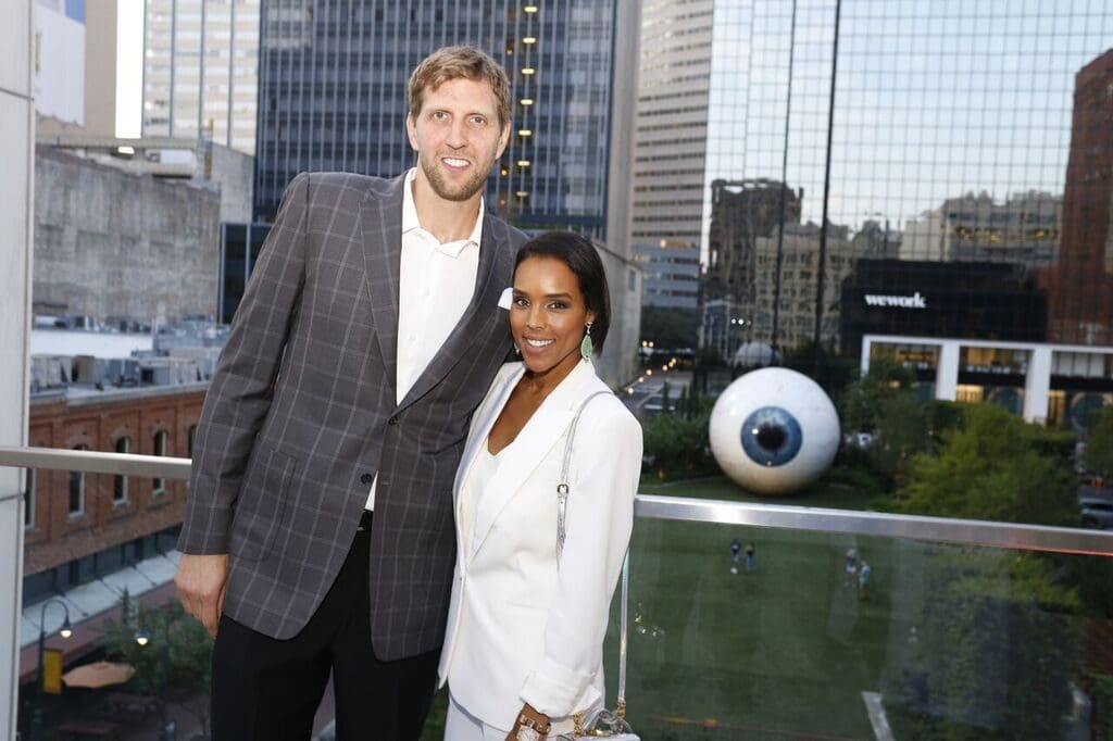 Jessica and Dirk Nowitzki