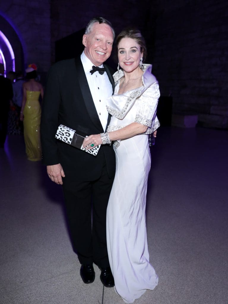 Richard Flowers and Becca Cason Thrash at Liaisons Louvre in 2017 (photo by François GOIZE)