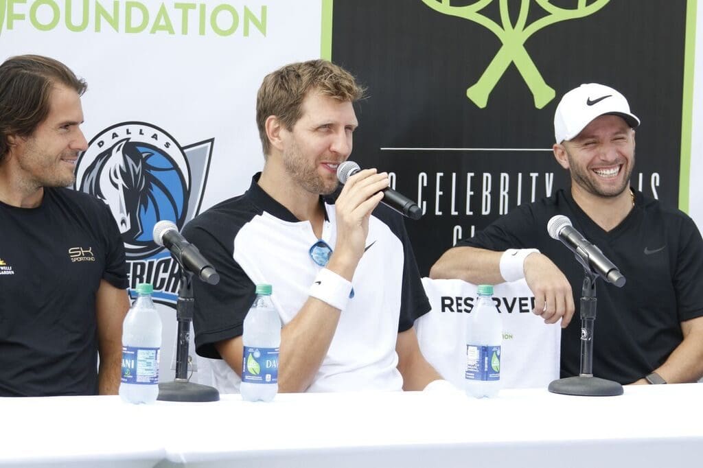Tommy Haas, Dirk Nowitzki, J.J. Barea