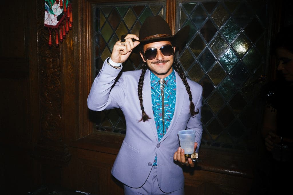 The Stoneleigh held an '80s themed party in the glitzy penthouse. 