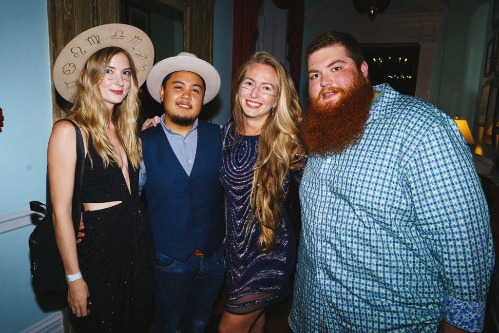 The Stoneleigh held an '80s themed party in the glitzy penthouse. 